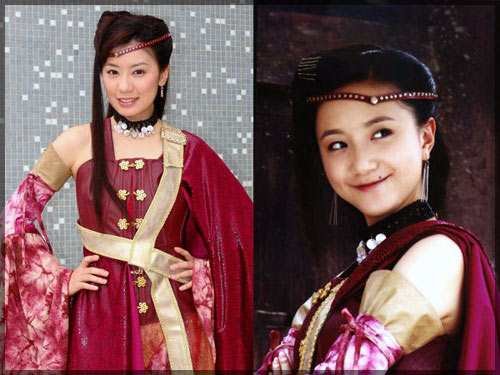 古装美女大撞衫(组图)