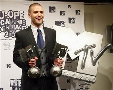 第13届MTV欧洲音乐奖揭晓 贾斯汀巴克利各两奖