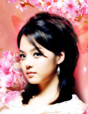 甜心蔡琳妖娆美发
