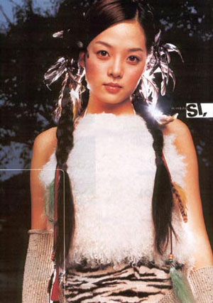 甜心蔡琳妖娆美发