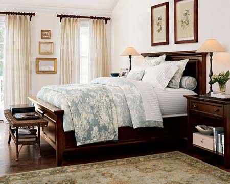 美式古典风格卧室布置欣赏