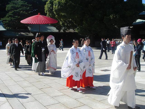 日本人最爱到明治神宫结婚