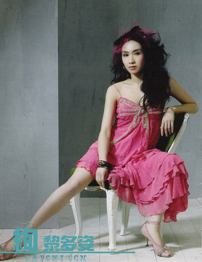 黎姿写真温柔妩媚