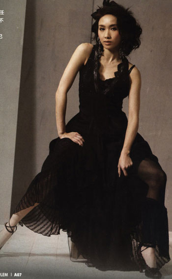 黎姿写真温柔妩媚