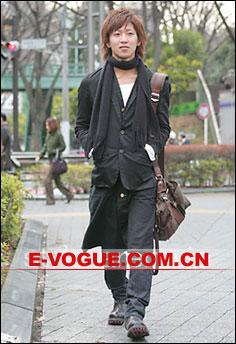 三月东京潮男流行装扮直击