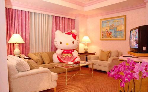 五星级酒店的Hello Kitty套房(组图) 
