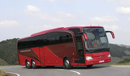 德国足球队世界杯专用车：奔驰Travego