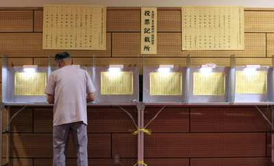 日本参议院选举开始投票