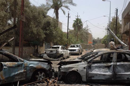 巴格达连环汽车炸弹袭击致26死53伤