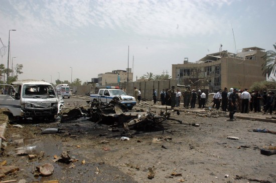 巴格达连环汽车炸弹袭击致26死53伤