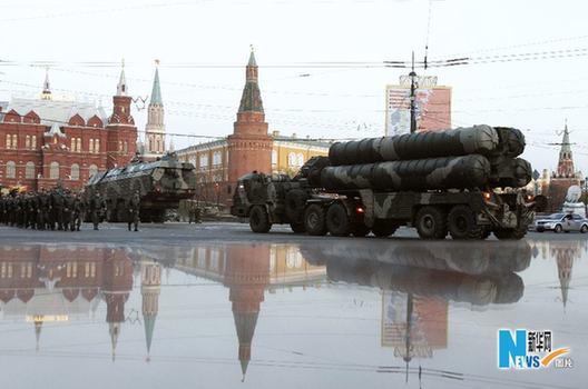 俄准备卫国战争胜利65周年阅兵式