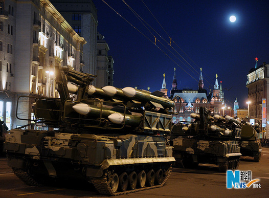 俄准备卫国战争胜利65周年阅兵式