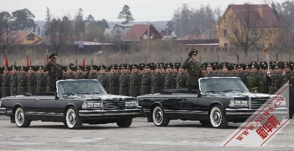 俄罗斯举行卫国战争胜利日阅兵彩排