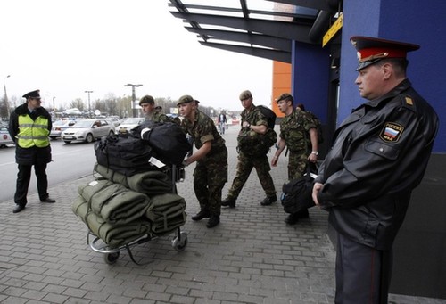 外国军队陆续抵达俄罗斯参加胜利日阅兵式