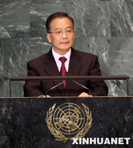 温家宝2008年出席联合国千年发展目标高级别会议
