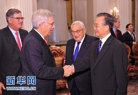 温家宝：人民币汇率不是美对华贸易逆差主要原因