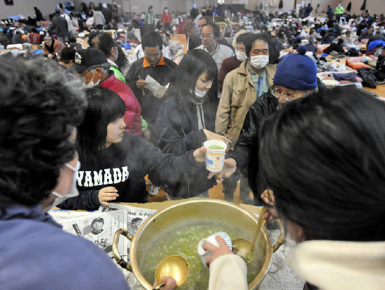 日本灾民生活纪实