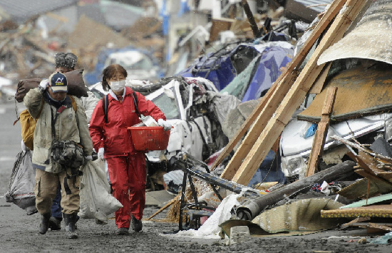 日本灾民生活纪实
