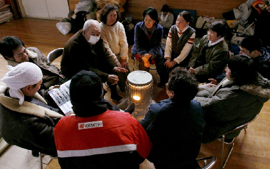 日本灾民生活纪实