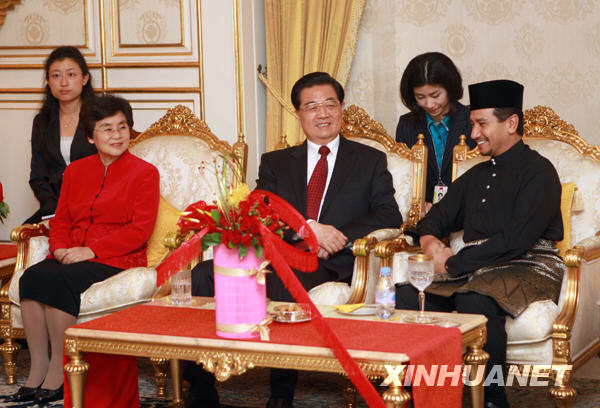 胡锦涛会见马来西亚总理纳吉布