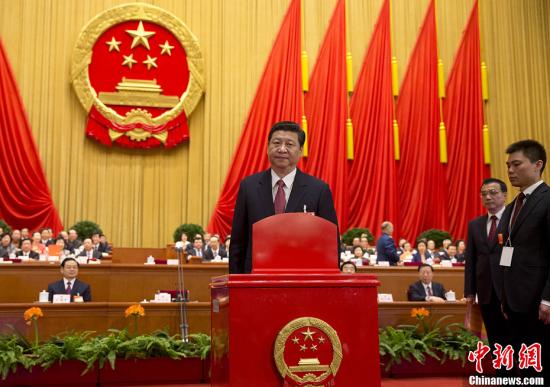 外媒关注习近平当选国家主席 “中国梦”待实现