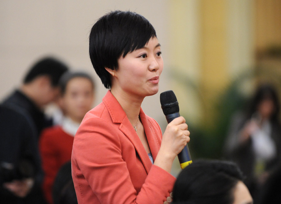 中央电视台记者提问