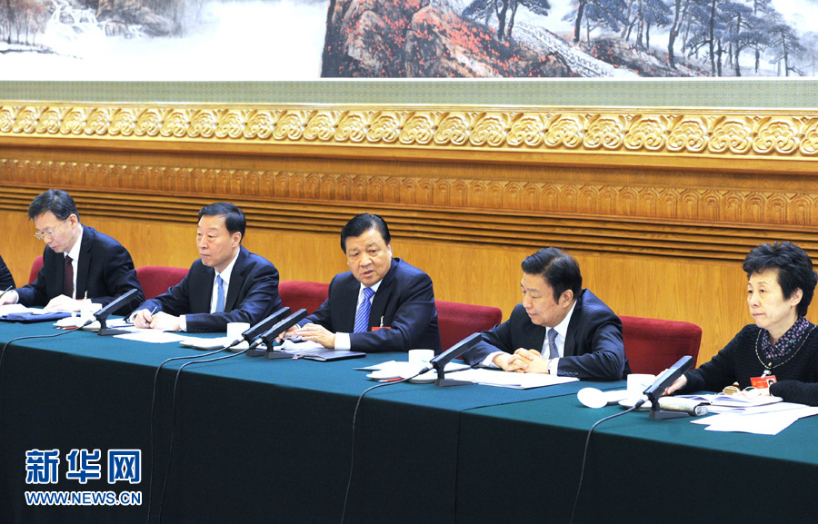 习近平等分别参加全国人大会议一些代表团审议