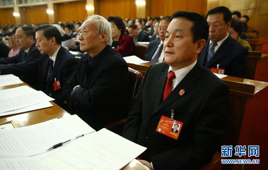 十二届全国人大二次会议举行第三次全体会议现场