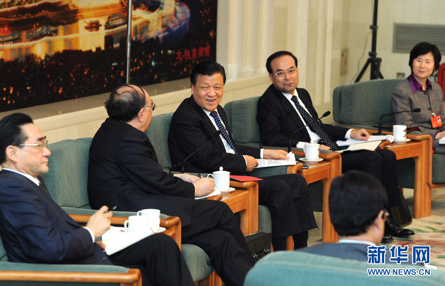 习近平李克强张德江刘云山王岐山张高丽分别参加审议