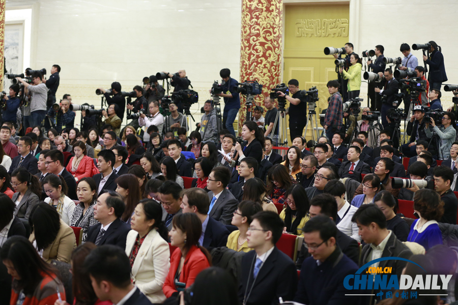 国务院总理李克强答记者问——会场上的记者