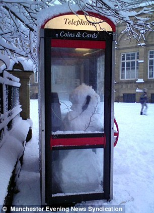 天寒地冻雪趣无穷——英国严冬街景组图