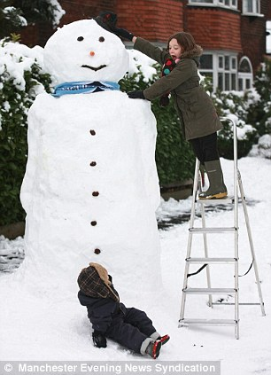 天寒地冻雪趣无穷——英国严冬街景组图