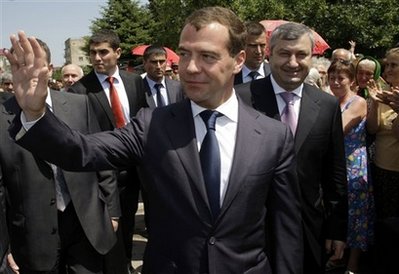 俄总统任内首访南奥塞梯 格鲁吉亚称其“挑衅”