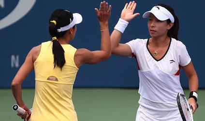 郑/晏苦战逆转平纪录 胜宿敌八强战遇威氏姐妹