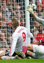 英超-托雷斯2球绝杀 利物浦两度被追平3-2胜