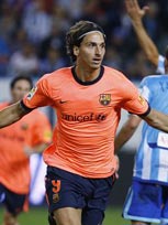 西甲-伊布皮克破门亨利受伤 巴萨2-0五连胜