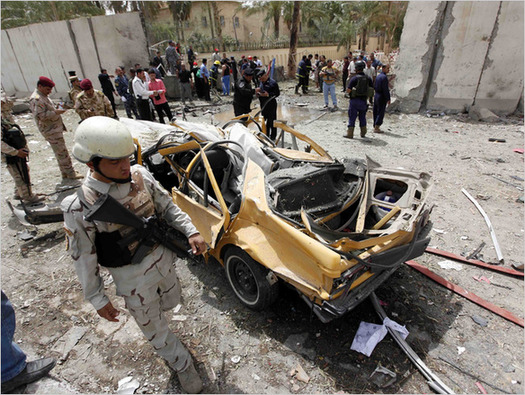 巴格达连环爆炸200多人伤亡 第四名人弹爆炸未遂
