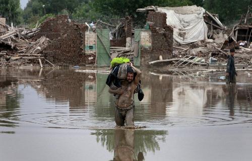 巴基斯坦部分洪灾地区爆发霍乱 中国提供1000万元救灾