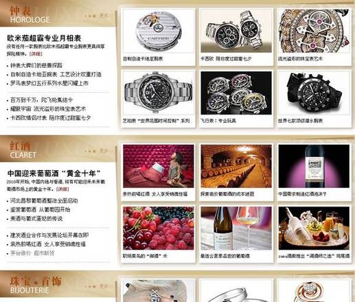 和讯奢侈品领跑专业门户 日均访问量超五百万
