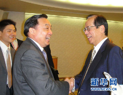 中国青年媒体百人团访日　福田康夫王晨出席招待会