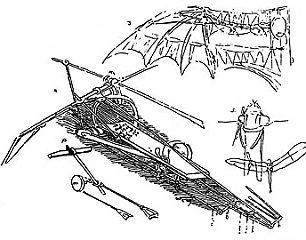 达芬奇梦想500年后成现实 加成功研发人力扑翼机