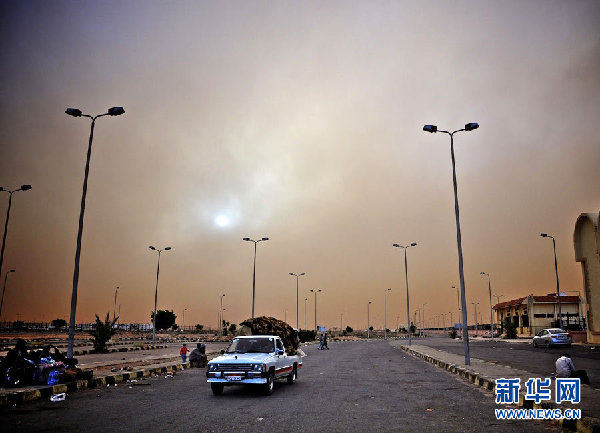 埃及遭遇沙尘暴