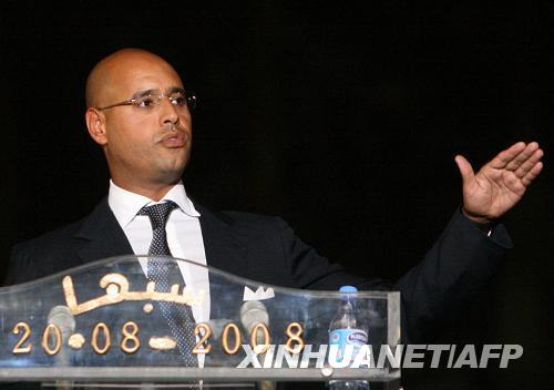 卡扎菲次子现身驳斥被捕传言 称政府仍控制首都