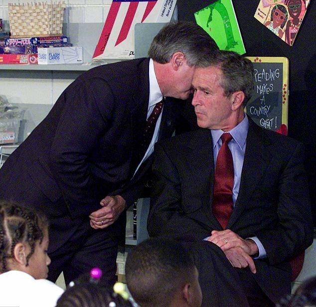 与总统共同经历那一刻 当年小学生回忆布什得知9·11后情形