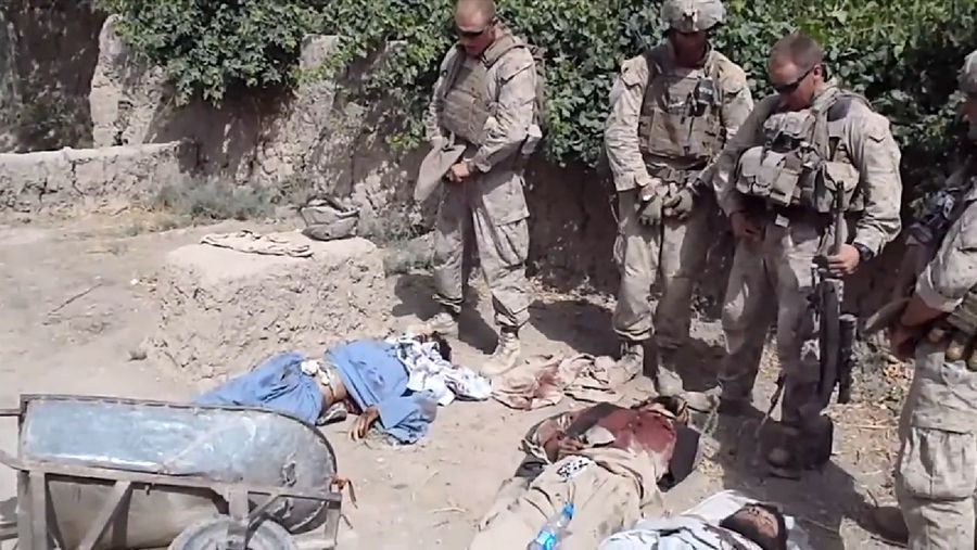 美确认两名侮辱塔利班尸体士兵身份 防长