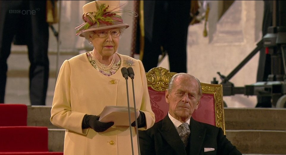 英女王登基60周年演讲盛赞夫君 下院议长“闹场”