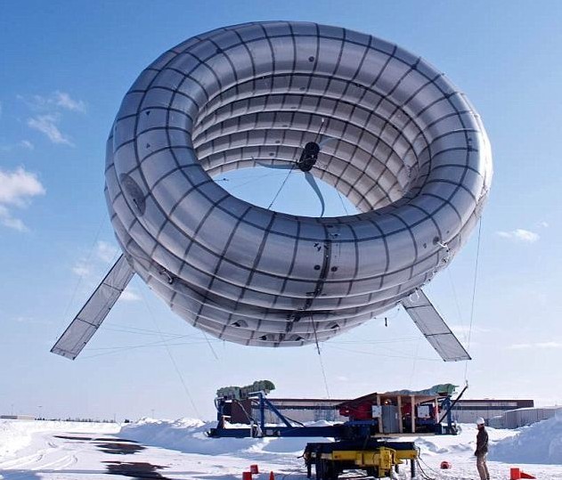 美发明空中风力涡轮机 数百米高空收风发电高