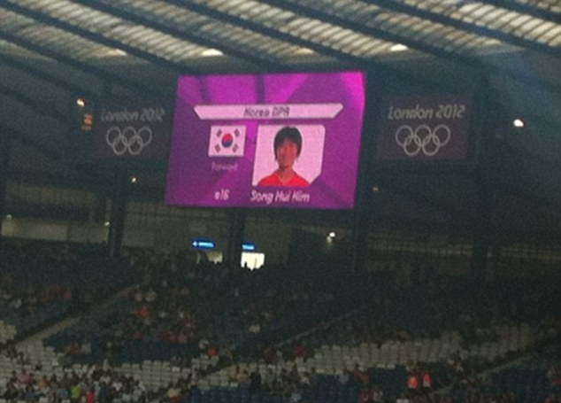 伦敦奥运弄错国旗朝鲜女足退赛抗议 英国海关取消罢工