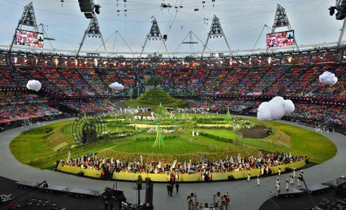 伦敦奥运会开幕式举行