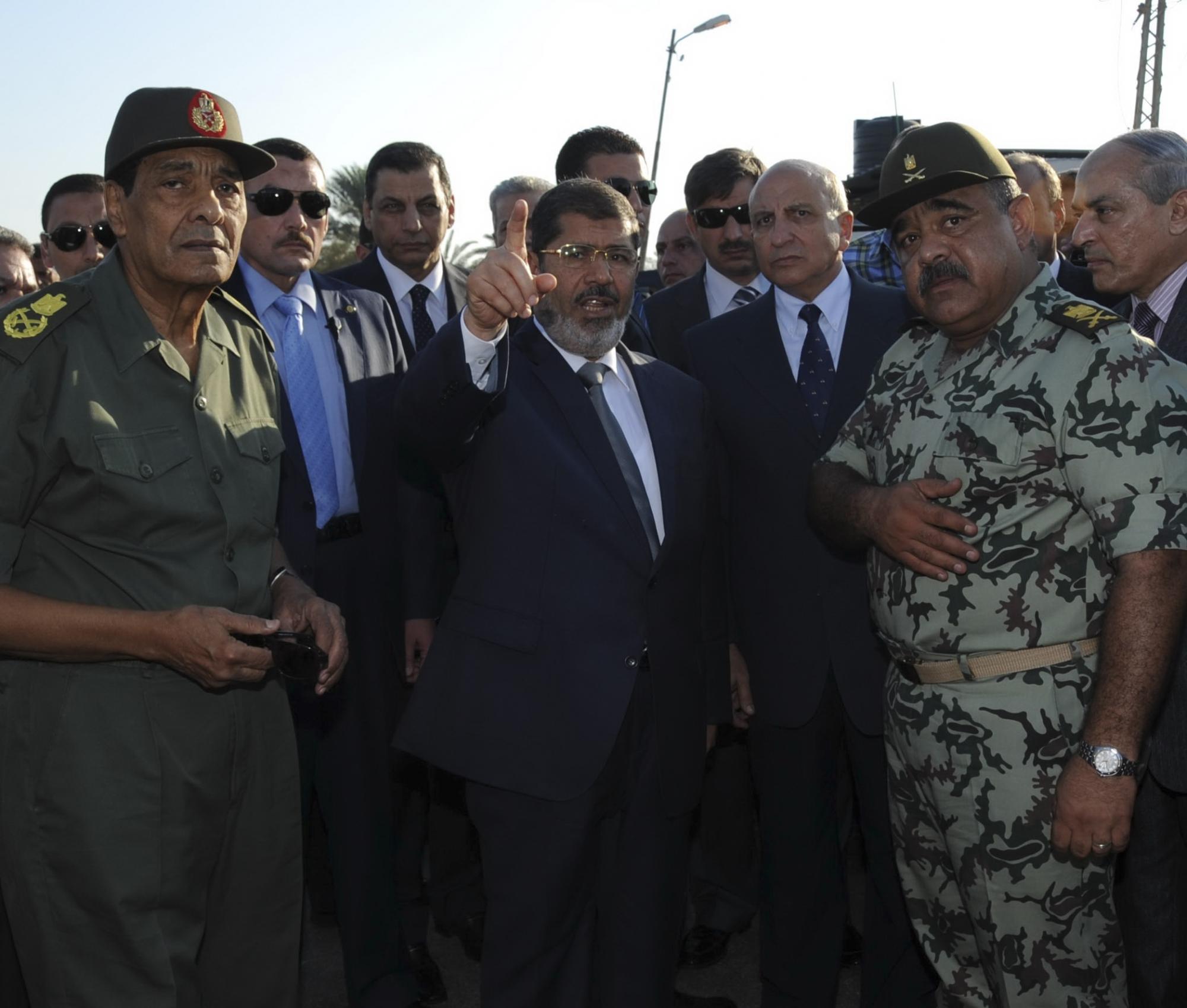 埃及军方誓言报复袭击者 西奈半岛局势考验穆尔西执政力